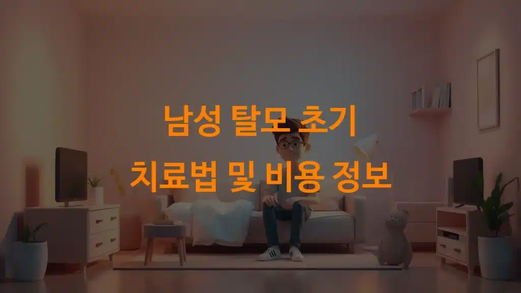 남성 탈모 초기 치료법 및 비용 정보